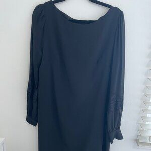 Ann Taylor Dress size 14 BLACK, LONG SLEEVE
